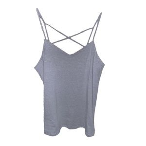 Spaghetti Strap Criss Cross Back Tank Top